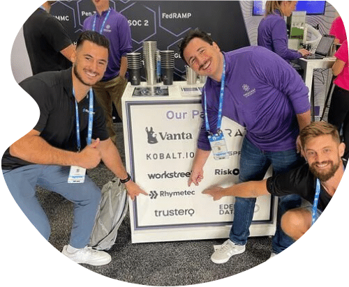 Rhymetec team at SaaStr